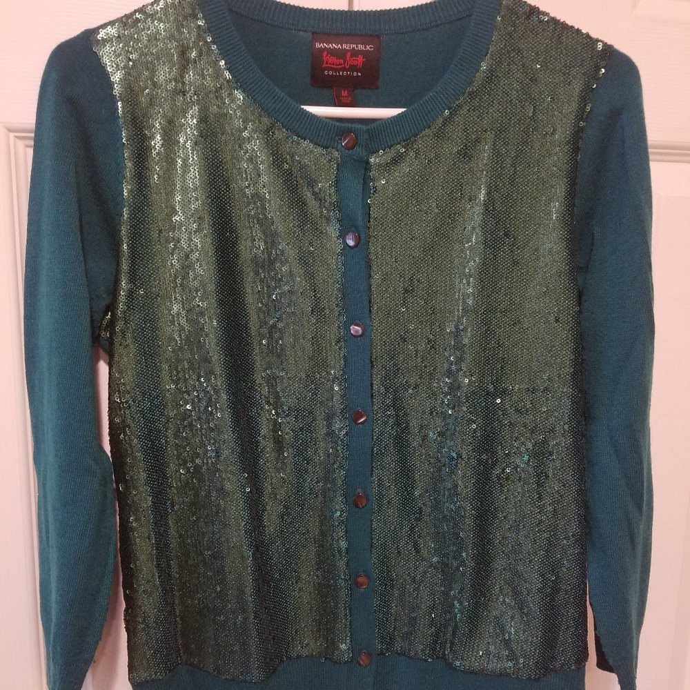 L'Wren Scott Banana Republic sequined sweater